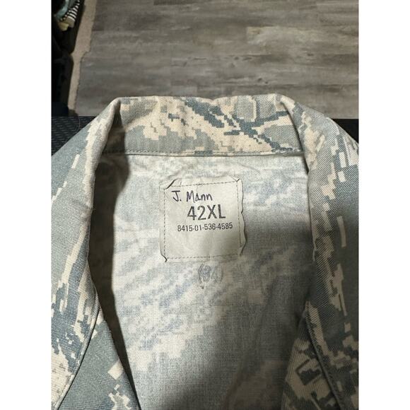 Military Airforce Digital Camo Button Up Long Sleeve Size 42XL - Picture 2 of 9